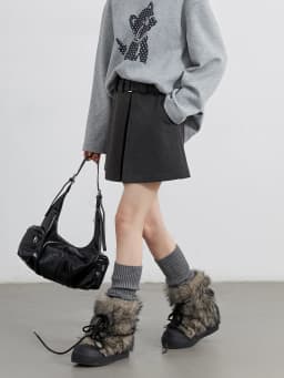 CHIC VEN Fashion Women Skirts Solid New High Waisted A-line Slim Ladies Half Skirt Hip Hugging Autumn Winter 2025