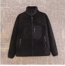 Motorcycle Outdoor Fleece Jacket For Men/Women Double Sided Fleece Thickened Plush Rider Cycling Suit Lamb Wool Windproof Jacket