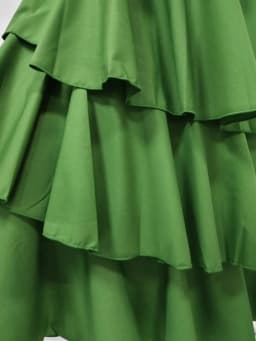 TWOTWINSTYLE Solid Patchwork Folds Skirt For Women High Waist Loose Elegant Temperament Skirts Female Fashion Style Clothing New