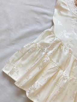 ReddaChic Mini Cami Dress with Built-in Shorts Spaghetti Straps Glossy Floral Women Satin Rompers One Piece Puffy Pants Party