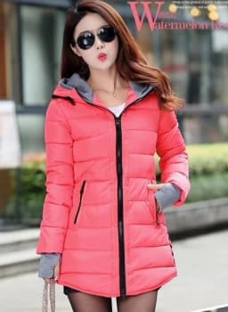 Fashion Casual Women Waterproof Down Cotton Jacket Autumn Winter Long Parkas Overcoat Warm Thick Lady Hooded Padded Coat