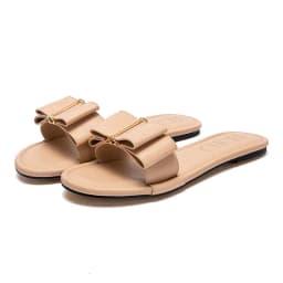 Women's Flat Shoes CHCH New Summer Bow Casual Slippers Black Commuting Woman Shoes