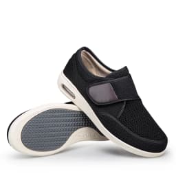 Men's Adjustable Diabetic Shoes for Elder Orthopedics Swollen Feet Shoes Hallux Valgus Bunion Thumb Eversion Foot Pain Relief