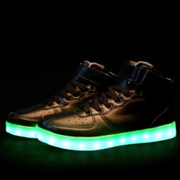 Size 25-46 Couples Womens&Mens Luminous Sneakers Glowing USB Charge Boys LED Shoes Girls Footwear LED Street Shoes