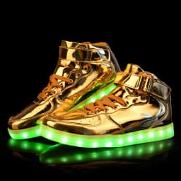 Size 25-46 Couples Womens&Mens Luminous Sneakers Glowing USB Charge Boys LED Shoes Girls Footwear LED Street Shoes
