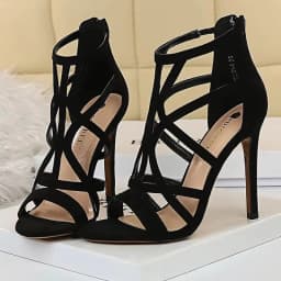 BIGTREE Shoes Roman Style High Heels Woman Pumps Stiletto Heels 11 Cm Women Heels Sexy Party Shoes Hollow Out Women Sandals 2026