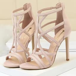 BIGTREE Shoes Roman Style High Heels Woman Pumps Stiletto Heels 11 Cm Women Heels Sexy Party Shoes Hollow Out Women Sandals 2026