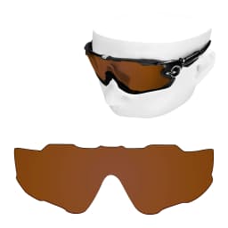 OOWLIT Polarized Lenses Replacements For Oakley Jawbreaker OO9290 Sunglasses - Multi Colors(Lens Only)