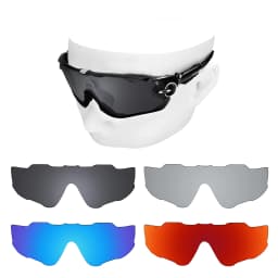 OOWLIT Polarized Lenses Replacements For Oakley Jawbreaker OO9290 Sunglasses - Multi Colors(Lens Only)