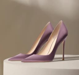 Multi Colored Satin High Heels for Women Slim Heels, Sexy, Light Mouthed Red, Paired with Formal Dress Temperament, Single Shoes