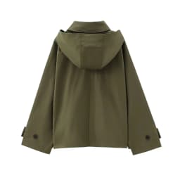 HXAO Green Warm Winter Hooded Jackets Women's 2024 Autumn Outdoor Oversized Bomber Jacket Coats Demi-Season Windbreak Outerwears