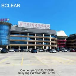 BCLEAR Fashion Pure Titanium Glasses Frame Men New Women Rimless Prescription Square Eyeglasses Myopia Optical Korean Eyewear