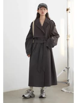 CHIC VEN Fashion Women Trench Coat Single Breasted Loose Casual New Belt Long Female Windbreaker Ladies Coat Spring Autumn 2026