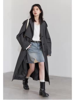 CHIC VEN Fashion Women Trench Coat Single Breasted Loose Casual New Belt Long Female Windbreaker Ladies Coat Spring Autumn 2026