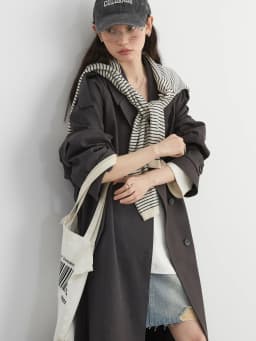 CHIC VEN Fashion Women Trench Coat Single Breasted Loose Casual New Belt Long Female Windbreaker Ladies Coat Spring Autumn 2026