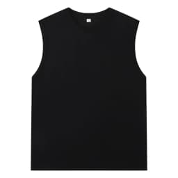 2026 Brand New 180g Solid Cotton Men's Basic Tank Top Sleeveless T-shirt Athleisure Fitness Casual Men Vest Tanks Tops For Male