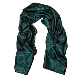 Barry.Wang Mens Scarf Jacquard Floral Paisley Casual Formal Gold Green Red Blue Purple Gray For Male Wedding Business Party