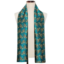 Barry.Wang Mens Scarf Jacquard Floral Paisley Casual Formal Gold Green Red Blue Purple Gray For Male Wedding Business Party