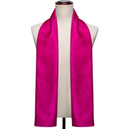 Barry.Wang Mens Scarf Jacquard Floral Paisley Casual Formal Gold Green Red Blue Purple Gray For Male Wedding Business Party