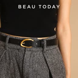 BEAUTODAY Leather Belt Women Cowskin Irregular Metal Buckle Retro Pin Copper Female Waistband for Jeans Dresses Pants A91040