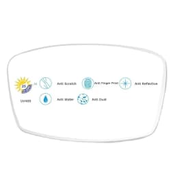 Myopia 1.61 Index MR-8 Strong Clear Lens Frameless Glasses Anti Reflective Optical Single Vision Prescription Lenses For Eyes