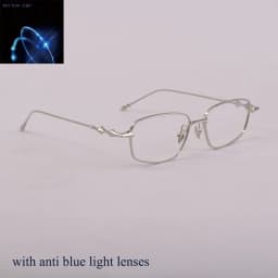 GENTLE ICC Titanium Ultra Light Glasses Frame Women Men Anti blue light pilot Optical Glasses ATOMIC