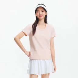 Semir Short Sleeve T-Shirt Women Moisture Wicking Antibacterial Minimalist Versatile 2025 New Summer Shoulder Fit Basic Top