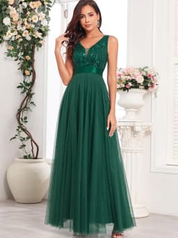 Sexy Prom Bridesmaid Dresses for Women Elegant Mesh Birthday Evening Party Dress Woman Backless Maxi Sequin Summer Dress Vestido