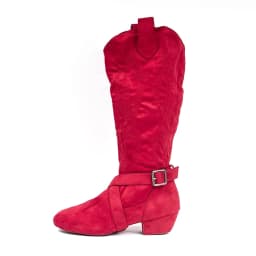 Jouncing Prescott Suede Sole Western Style Line Dancing West Coast Swing Dance Boots