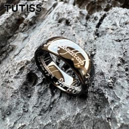 TUTISS 6/8mm Men Women Popular Engraving Ring Tungsten Wedding Band Domed Polished Stocks On Hand