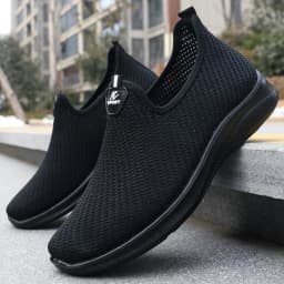 2025 Men's Shoes Casual Sneakers Spring Summer Breathable Soft Sole Lightweight Affordable Lazy Sneakers Men's Shoes