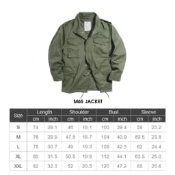 Maden Retro M65 Jackets for Men Green Outdoor Windbreaker Vintage Casual Solid Coat Mens Clothes Multi-Pocket Jacket