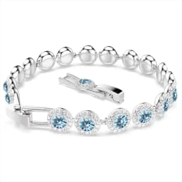 Silver Gold Color Angelic Pave Bracelet for Women Wedding Friends Party Bangles Genuine Crystals from Austria Jewelry