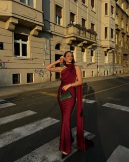 Elegant Women's Satin Ribbon Halter Long Dress Sexy Sleeveless Backless Maxi Dresses Wedding Guest Evening Party Gown Green Blue