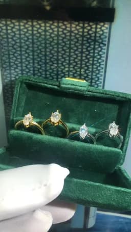 1CT 2CT 3CT Marquise Cut Solitaire Moissanite Engagement Ring For Women 925 Sterling Silver 6 Prong Wedding Band With Certified
