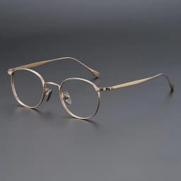 FIRADA Fashion Comfortable Glasses Retro Pure Titanium Eyewear Luxury Optical Prescription Eyeglasses Frame For Men Women 184-C