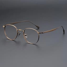 FIRADA Fashion Comfortable Glasses Retro Pure Titanium Eyewear Luxury Optical Prescription Eyeglasses Frame For Men Women 184-C