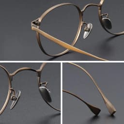 FIRADA Fashion Comfortable Glasses Retro Pure Titanium Eyewear Luxury Optical Prescription Eyeglasses Frame For Men Women 184-C