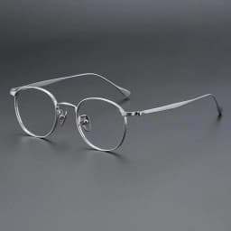 FIRADA Fashion Comfortable Glasses Retro Pure Titanium Eyewear Luxury Optical Prescription Eyeglasses Frame For Men Women 184-C