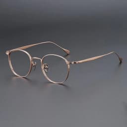FIRADA Fashion Comfortable Glasses Retro Pure Titanium Eyewear Luxury Optical Prescription Eyeglasses Frame For Men Women 184-C