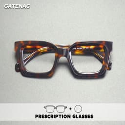 Gatenac Handmade Reading Glasses Women Photochromic Anti Blue Light Prescription Glasses Frame Men Myopia Progressive Eyewear