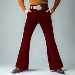 Men's-Velvet-Trousers-Flare-Dress-Pants-for-Men-Solid-Color-Slim-Fit-Bell-Bottom-Pants-Casual-Pants-Formal-Wedding-Office-Pants