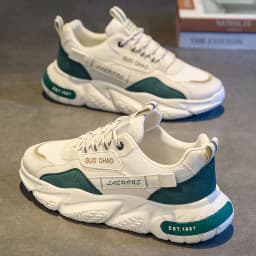 Men'S Retro Casual Sneakers: Comfortable And Grippy Lace-Up Slip-Ons for Outdoor Activities - Suitable for Men'S Spring/Summer/F