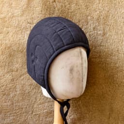 Arming Cap Comfortable Fit Padded Helmet Liner Quilted Linen Cap Breathable Medieval Coif Historically Precise for LARP Players