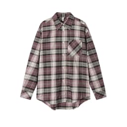 Semir Long Sleeve Shirt Women Oversized Drop Shoulder Plaid Shirt Autumn Chic Loose Retro Casual Stylish Top