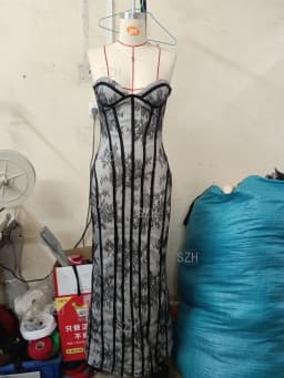 Cryptographic Strapless Elegant Party Dresses Strip Bodycon Evening Maxi Wedding Guest Woman Lace Up Backless Dress 2026