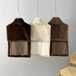 Autumn Winter Turtleneck Eco Mink Fur Tank Tops Sleeveless Jacket Coat New Fashion Faux Fur Sable Vest Crop Top