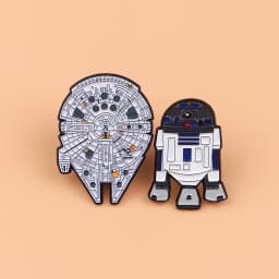 50pcs Mix Wholesale Enamel Pins Set Brooches for Backpacks Cartoon Movie Badges for Fans