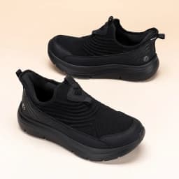 FitVille Wide Men'S Slip-On Walking Shoes Breathable Lightweight Non-Slip Casual Sneakers For All-Day Standing For Swollen Feet