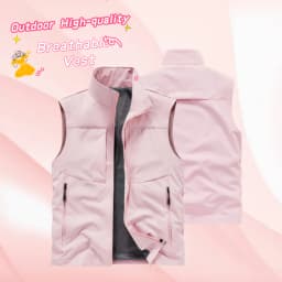 New Summer Men Outdoor Waterproof Quick Drying Cargo 5XL Vests Male Thin Mesh Breathable Waistcoats Climbing Sleeveless Jackets